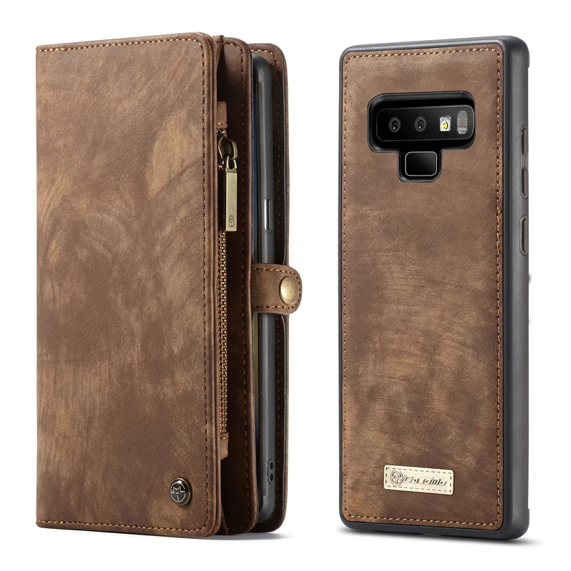 

For Samsung Galaxy Note9 Cover 2 in 1 Multifunction Split Wallet Card Leather Case Flip Smart Phone Bag Case for Samsung Note9