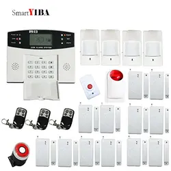 SmartYIBA 2 г GSM сигнализация дома/дома бизнес умный охранной сигнализации системы наборы Авто циферблат поддержка многоязычный переключаемый