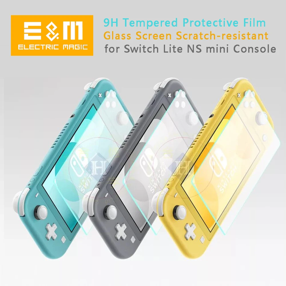 

2Pcs 9H Tempered Protective Film Glass Screen for Nintendo Switch Lite NS mini Console Games Host Scratch Resistant