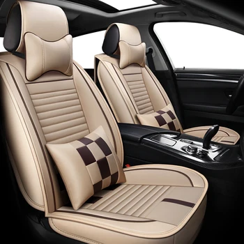 

(Front+Rear)Leather Automobiles car seat cover fit audi a3 sportback a1 a3 a4 a4l a5 a6 a6l a7 a8 8p 8v a4 b6 b7 b8 a6 c5 c6 c7