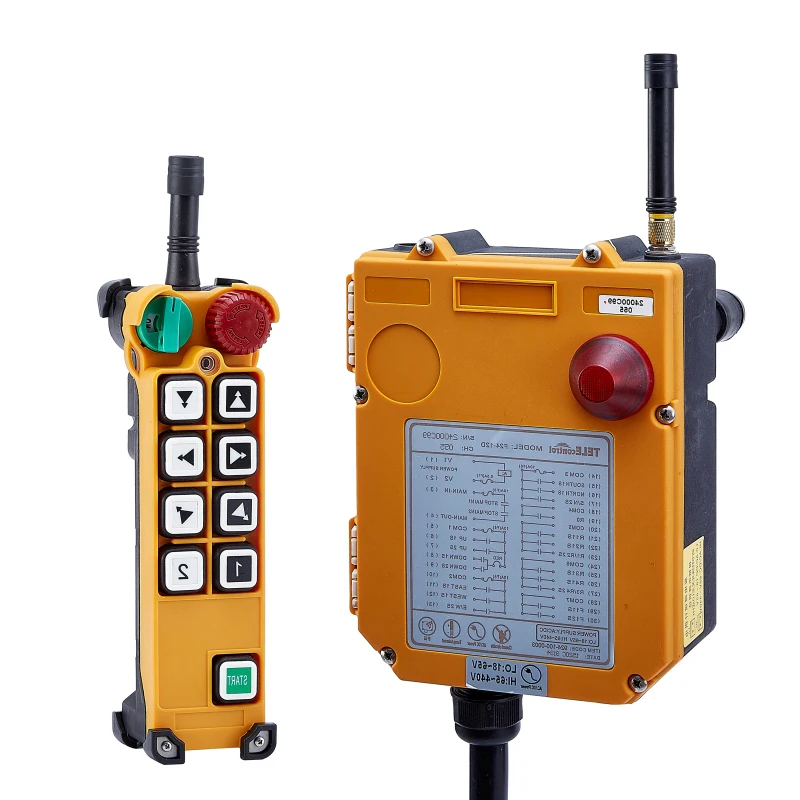 

F24-8D Telecontrol radio remote control 1 transmitter and 1receiver universal industrial wireless control for crane AC/DC Switch
