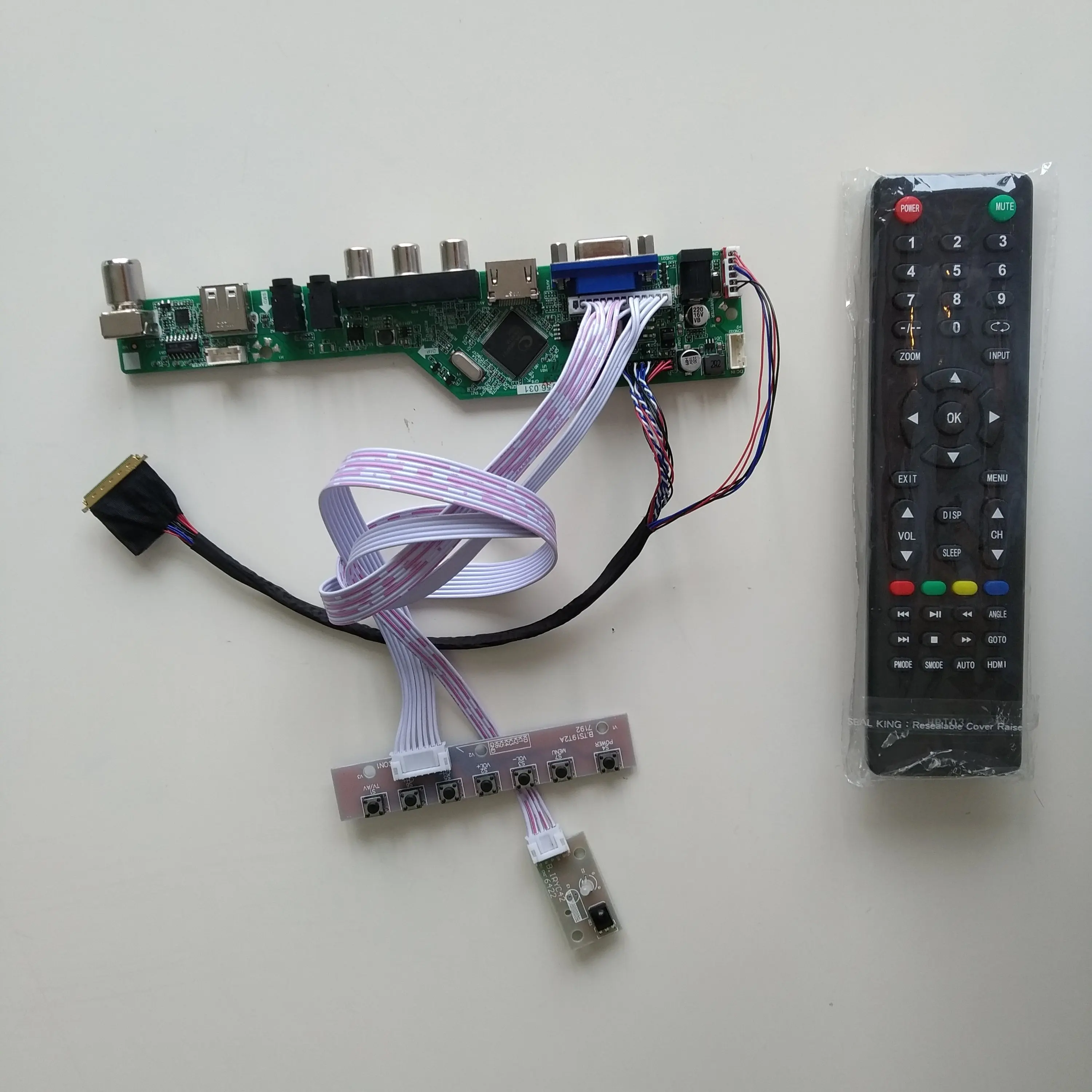Для LP133WH2 (TL) (N1)/(TL) (M7) 40pin 1366X768 13 3 &quotпанель lcd VGA HDMI RF плата контроллера USB Аудио ТВ