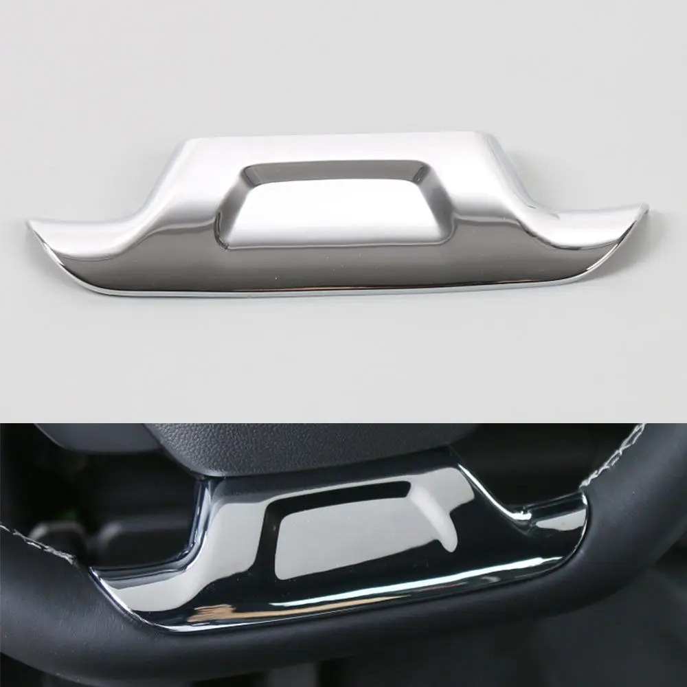 BBQ @ FUKA nuevos accesorios para el coche 1 pieza brillante del volante del coche cubierta de ajuste de piezas interiores ABS apto para Chevrolet camaro 2017