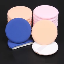 5 шт. круглый спонж для макияжа, пудра для лица, основа для макияжа, крем-основа, губка для макияжа, косметика, гладкая губка для макияжа, 3 цвета