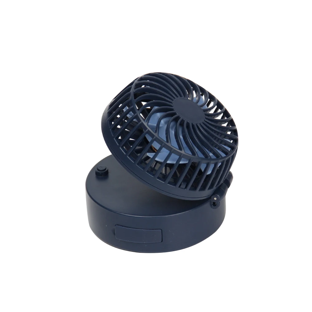 

Lightweight Home Makeup Mirror Mini Speed Adjustable Gift Travel Foldable ABS Office USB Fan Handhold Cooling Silent Natural