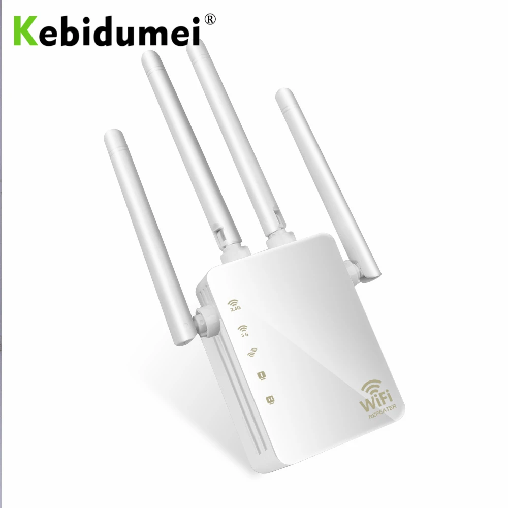 Двухдиапазонный беспроводной wi fi ретранслятор 1200 Мбит/с 2 4 ГГц/с высоких антенны