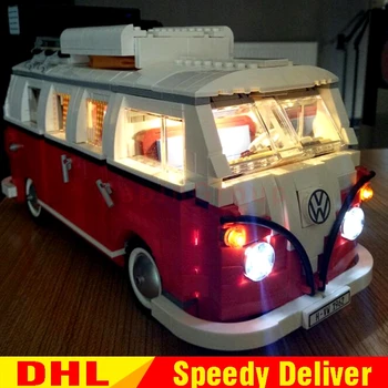 

LP 21001 DIY LED Light T1 Camper Van Model Building Kits T1 Camper Van Light Set Block Bricks DIY LPings Toys Clone 10220
