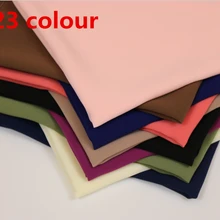 Горячая Распродажа, высокое качество, 23 приятных цвета, шифоновая шаль, популярный мусульманский хиджаб, головной убор, Модный женский квадратный шарф, 90X90 см