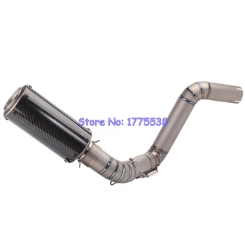 

Titanium Alloy Motorcycle Exhaust Link Pipe for KTM Duke125 Duke200 2011-2015 Duke 390 2013-2016 Motorbike Exhaust Escape System