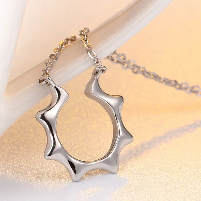 Necklace-For-Women-Sterling-Silver-925-Fine-Jewelry-Korean-Style-Sun-Shape-Simple-cc-For-Girls (3)