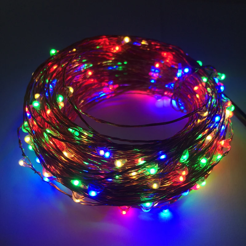 Flashlight 30M 300 LED Copper Wire String Lights Outdoor Neon Starry