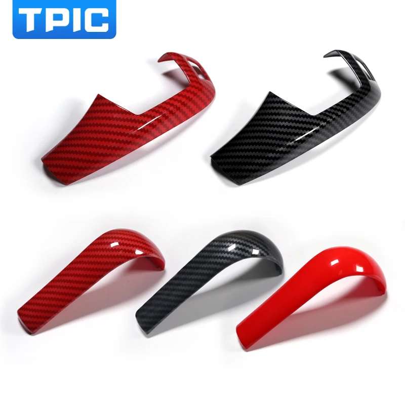 TPIC Auto Accessories Interior ABS Gear Shift Cover Decoration Sticker For BMW E60 E70 E71 Old 5 Series X5 X6 Car Styling - Image 2