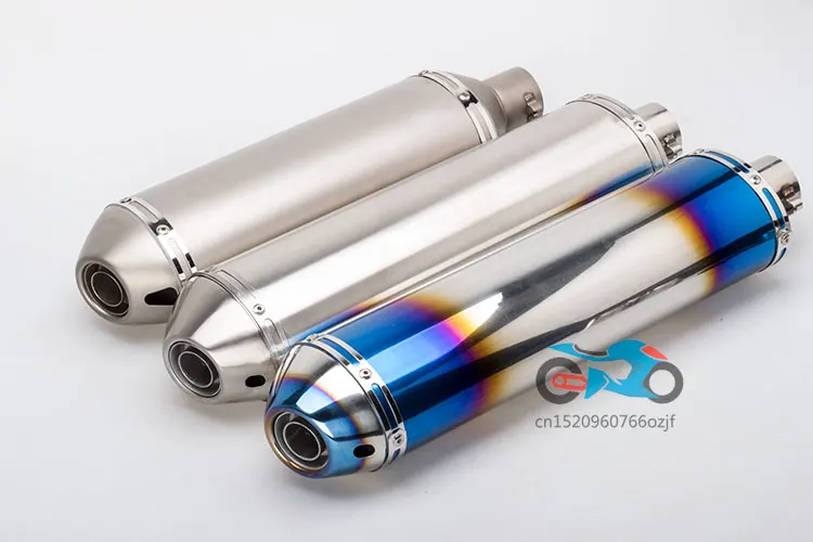 

Motorcycle exhaust Middle Pipe exhaust with DB killer cbr150 R15 r25 mt03 zx6r er6n z900 cbr300r exhaust muffler motorbike