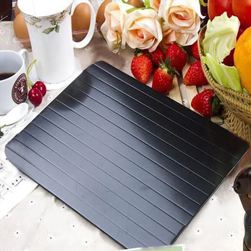 Fast Thawing Defrosting Tray Kitchen Safe Defrost Meat Or Thaw Frozen Food Tool