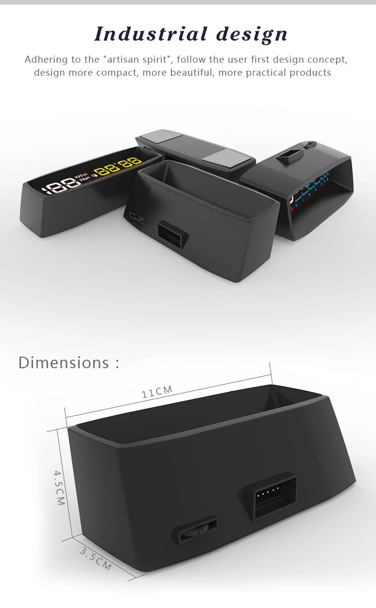 EANOP Esmart автомобильный HUD Дисплей OBD2 II EOBD автоматический цифровой автомобильный скоростной измеритель превышения скорости Предупреждение ющий сигнал