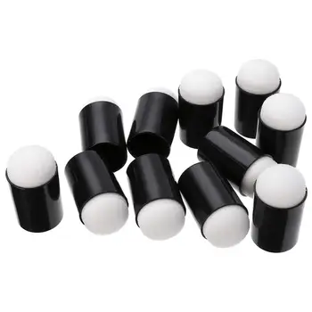 

40pcs Sponge Finger Daubers Foam Finger Painting Craft Set Fingerpaint Drawing Sponge Foam Finger Chalk Ink with Storage Box