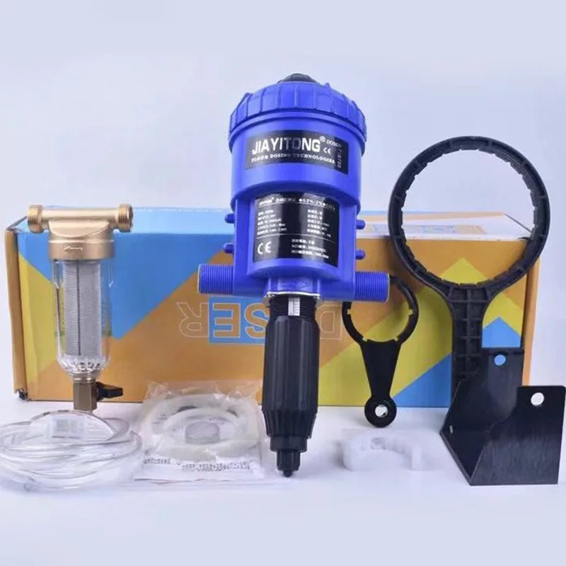 

Fertilizer Injector Dispenser Proportioner 0.2%-2% 4C-30C ,water-driven chemical injector for fertilizer P2502