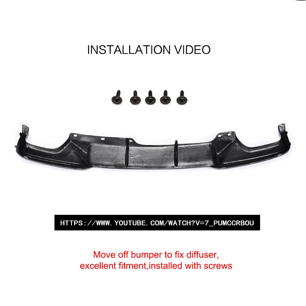 Задний диффузор из углеродного волокна для BMW F10 5 серии M спортивный бампер седан 2011