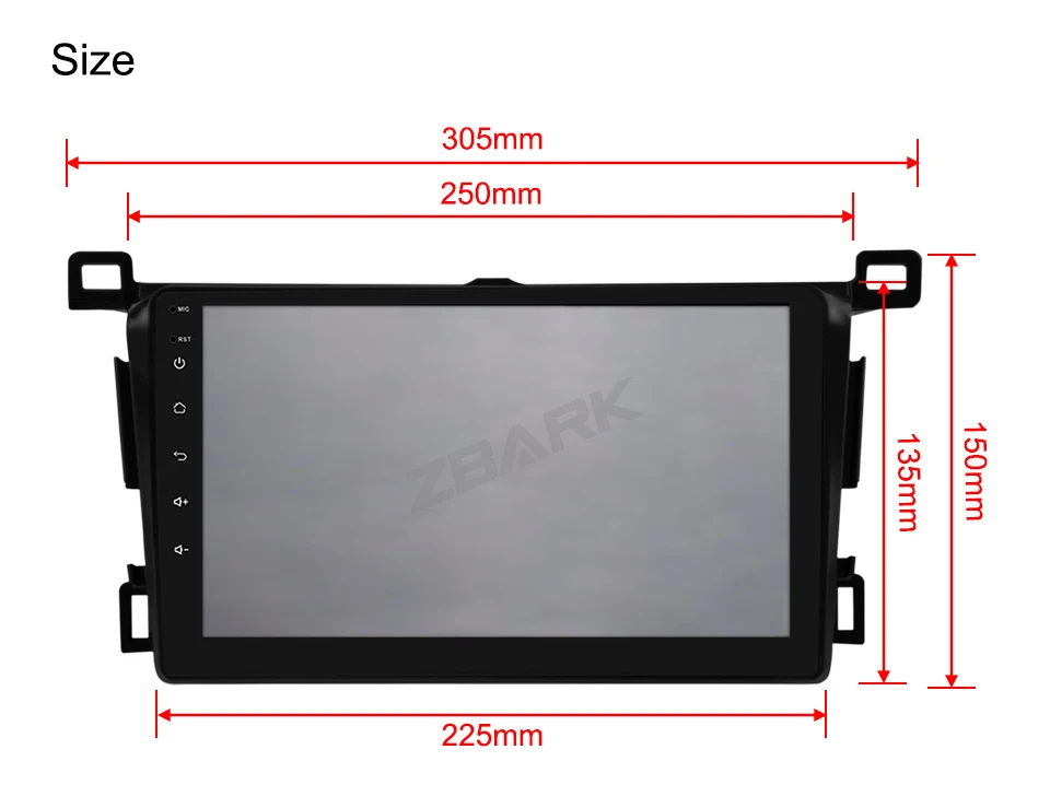 Clearance 9 inch 2 din Android 8.1 Car multimedia radio stereo player GPS Navigation For Toyota RAV4 2013 2014 2015 2016 2017    YHTK9073 11