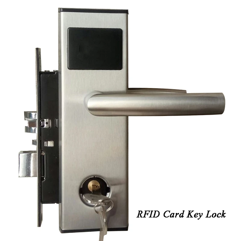 ANSI قفل باب الفندق الإلكتروني ، قفل باب الشقة ، 125 كيلو هرتز ، T5577 RF  RFID|hotel door lock|door lockelectronic hotel door lock - AliExpress