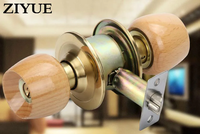 Buy Free Shipping High Study Bathroom Door Locks Copper Core Wooden Bedroom
