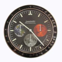 34CM Luxus Modernes Design Wanduhr Metall Kunst Uhr Uhr Relogio De Parede Horloge Decorativo mit Entsprechenden Logos