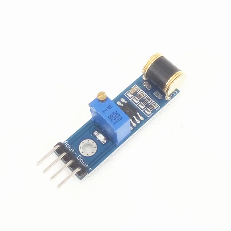 4pin 801S vibration sensor analog output adjustable sensitivity for