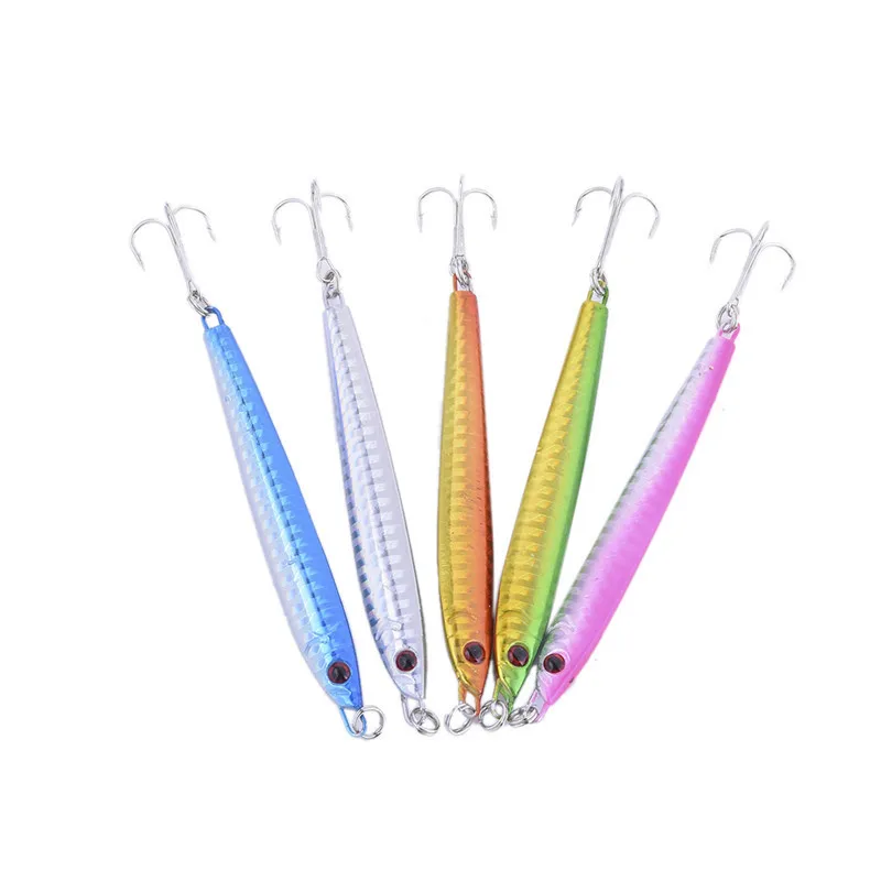 5PC Bonito Fishing Lure Artificial Baits Feeder Crankbait Carp Fishing