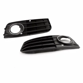 

Areyourshop Car Front Fog Light Grill Grille Cover For Audi A4 B8 A4L 2009 2010 2011 ABS Plastic Black Car-Styling Cover Grill