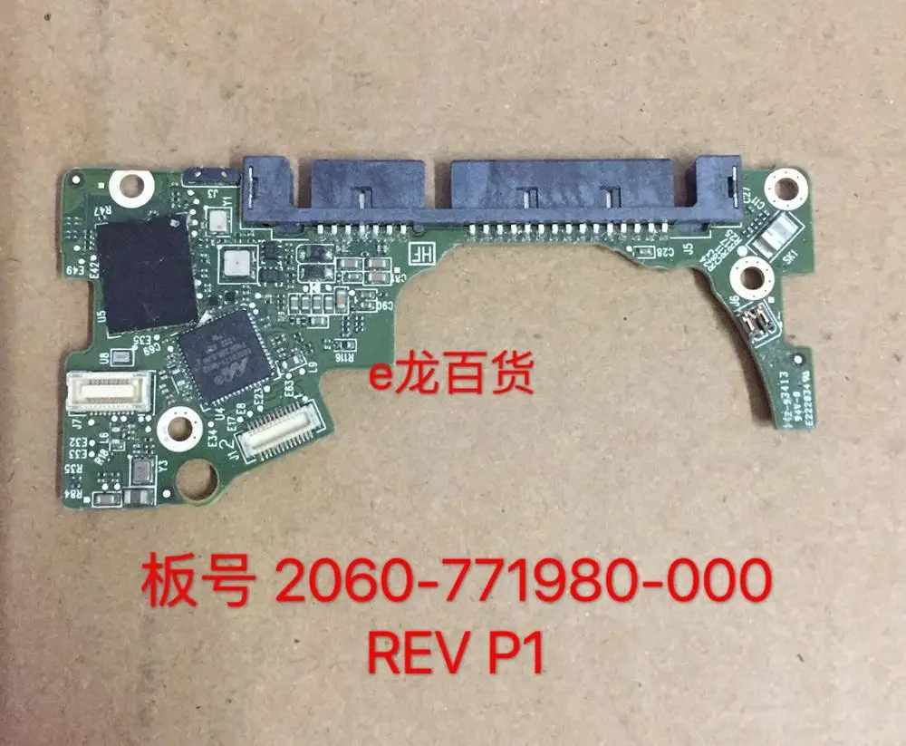 

HDD PCB logic board printed circuit board 2060-771980-000 REV A P1 P2 for WD 2.5 SATA hard drive repair data recovery