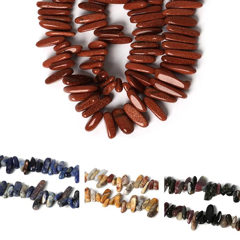 

Fashion Design 38CM Multicolor Gravel Chip Bead Natural Stone Beads Irregular Shape For DIY Bracelets & Necklaces Jewelry Making