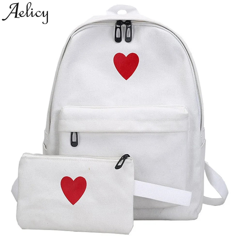 

Aelicy women Backpack Canvas Campus Package Daughter Large Capacity Travel @@@ Girls School bags for women 2019 mochila feminina