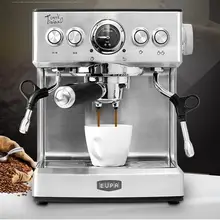 ChinaEUPA Эспрессо итальянская кафе машина бытовой насос Паровая домашняя Кофеварка 19 бар молочная пена нержавеющая сталь tsk-1837b офис