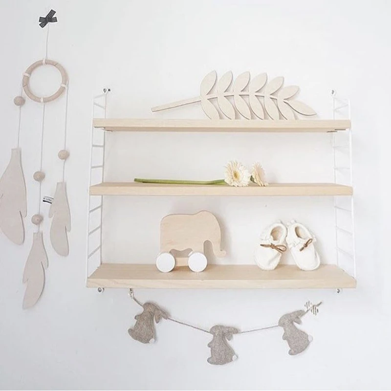 

Cute Rabbit Mushroom Felt String Pulling Flag Hanging Decoration For Children Room Nordic Decoration
