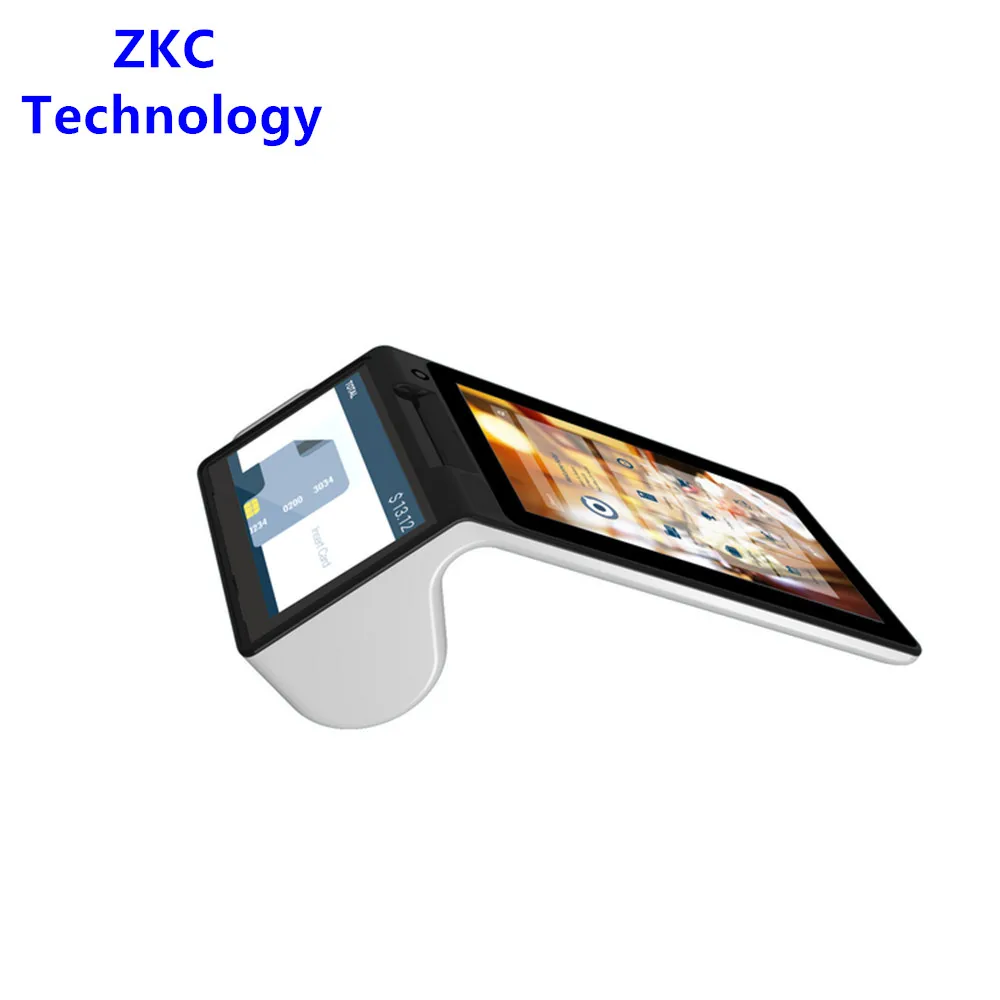 Сканер штрих кода ZKC PC901/PC900 с двойным сенсорным экраном|printer pos|pos printermobile barcode printer |