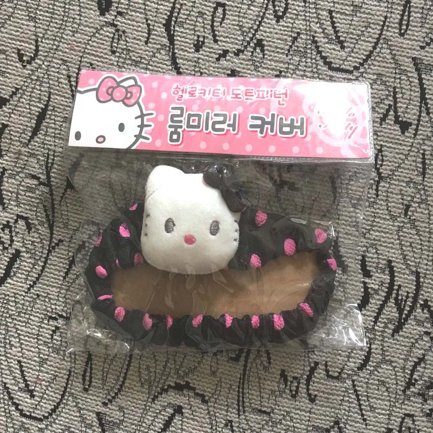 Универсальный чехол для зеркала заднего вида с розовым котом ...