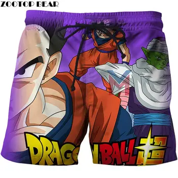 

Beyond The Opponent Dragon Ball Men Anime 3D Printed Beach Short Casual Summer Male Quick Breathable Board Short ZOOTOP BEAR
