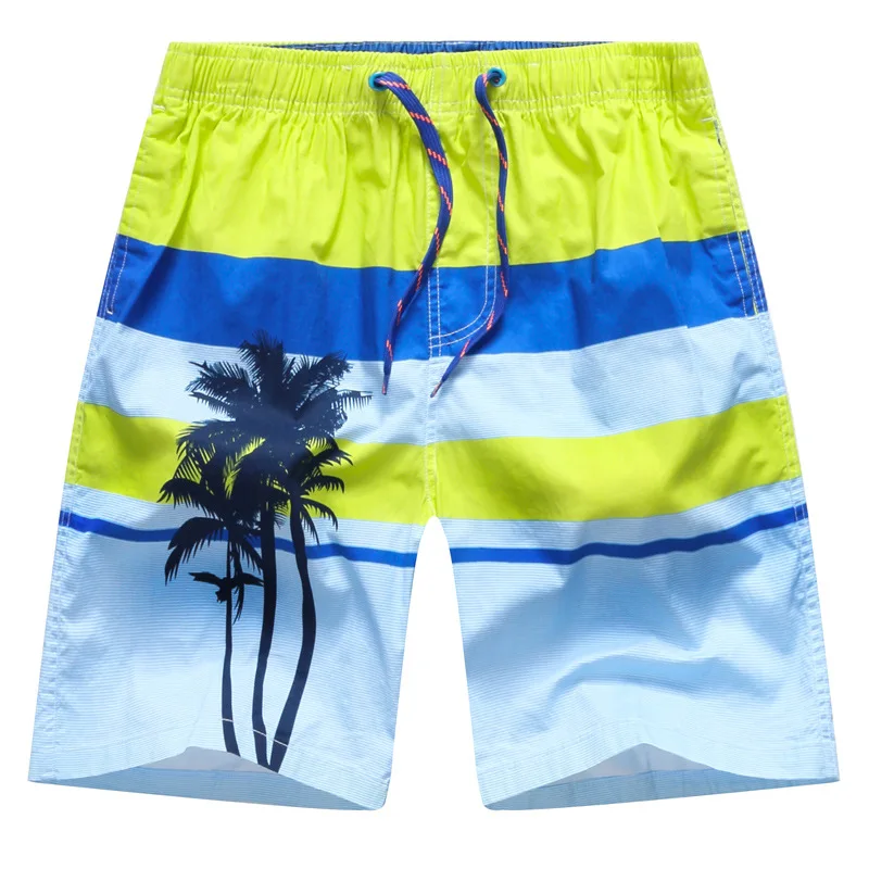 

Summer Beach Short Men's Loose Quick-drying Boxer Shorts Men Knee Length Seaside Holiday Male Shorts Large Size