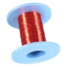 100 м красный Магнитный провод 0,2 мм QA эмалированный медный провод магнитная катушка обмотка для электрической машины DIY Электромагнит