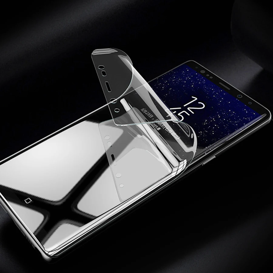 

3D Film For Samsung Galaxy S10 S9 S8 Plus S10E A9 A7 2018 Note 9 8 M20 M30 Full Cover Screen Protector Silicone TPU Soft Film