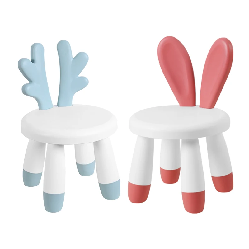 Baby stool kindergarten cartoon back seat child thick plastic stool baby home children's chair kids chair furniture Baby stool kindergarten cartoon back seat child thick plastic stool baby home children's chair kids chair furniture