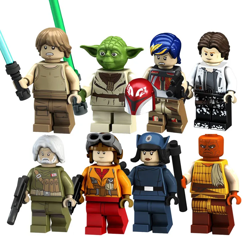 Legoings Star Wars Figure Stormtrooper Darth Vader Bricks Set Legoing Starwars Movie 2 Mini Doll Building Blocks Kid Gift Toys