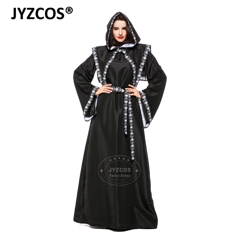 JYZCOS Adult Death Scythe Cosplay Costume Wizard Costumes (7)