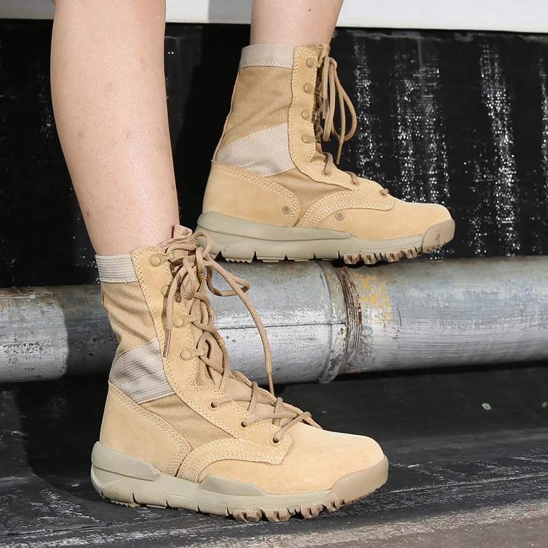 

autuspin Breathable Womens Tactical Boots Tourism Sneakers Women Military Outdoor Shoes Woman Sneaker Women's Hiking Shoes
