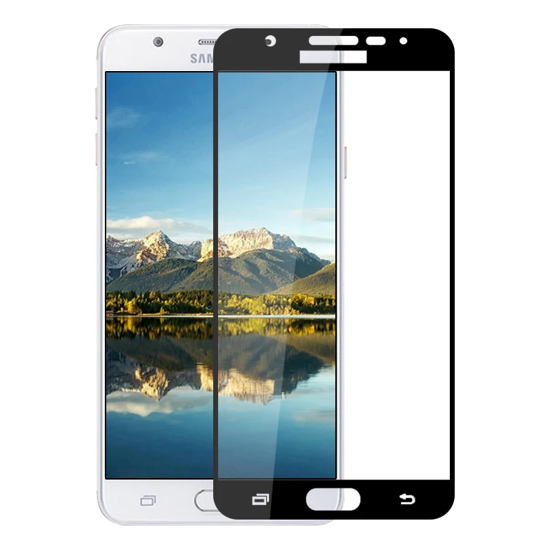 Для Samsung Galaxy J7 Prime SM G610F закаленное стекло полное покрытие для J7Prime пленка