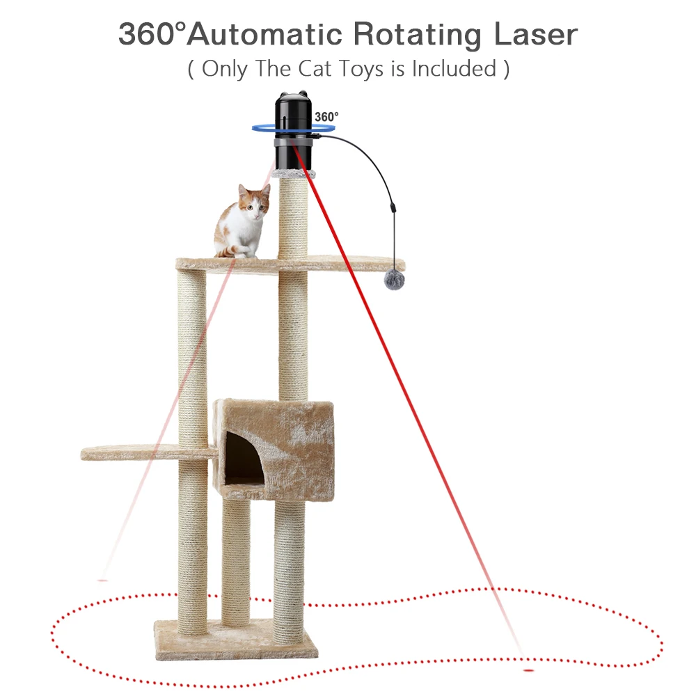 Электронные креативные забавные лазерные игрушки для домашних животных, светодиодный тренажер для кошек, Когтеточка для кошек, палочка с перьями, портативные игрушки для щенков и кошек
