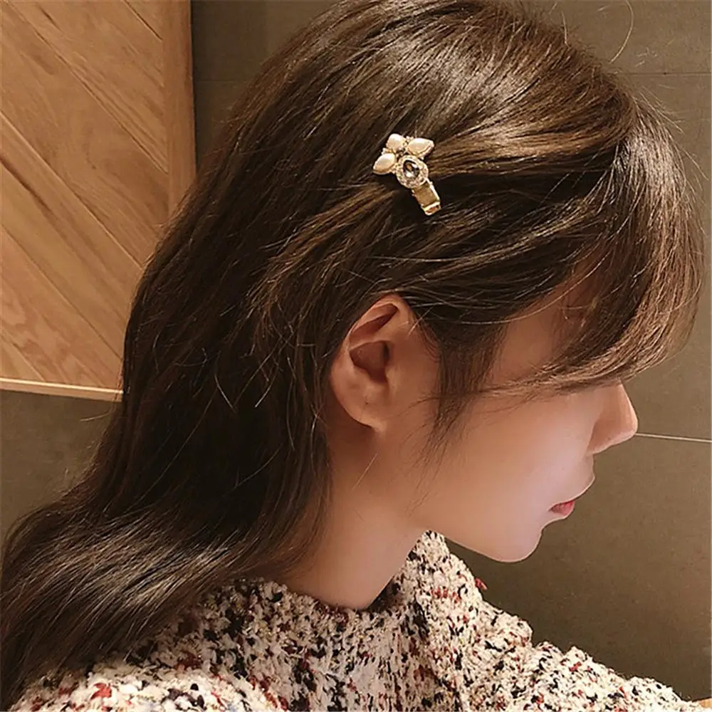 

M MISM 2019 Fashion Elegant Retro Hairpins Flower Hair Clips for Women Duckbill Barrettes Handmade Girls Hair Accessories