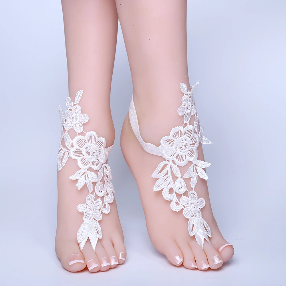 bridal beach sandals