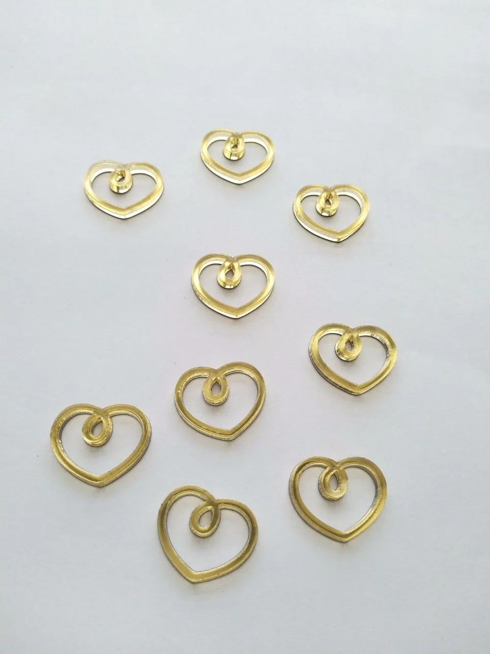 

MEYA 50PCS Of 2CM Mini Heart Mirror Sticker ,Cute Wall Mirror Decal For Crafts Scrapbooking Home Deco