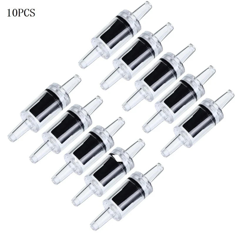 Прочный 10 шт. невозвратный односторонний обратный клапан CO2 аквариумный аквариум воздушный насос удержание увеличение содержания кислорода насос аксессуары
